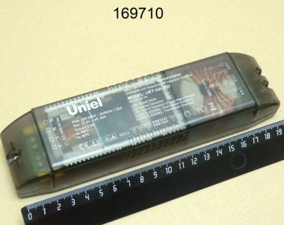 Трансформатор электронный для галогенных ламп 220/12 - 300W Китай UET-HA-300