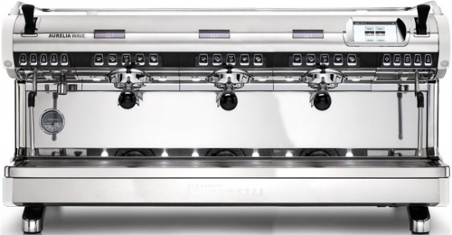 Кофемашина рожковая автоматическая NUOVA SIMONELLI AURELIA WAVE T3 3GR 220V WHITE+HIGH GROUPS+AUTOPURGE+CUP WARMER