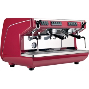 Кофемашина рожковая автоматическая NUOVA SIMONELLI APPIA LIFE 2GR V 220V RED+HIGH GROUPS+ECONOMIZER